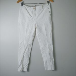 4 ROSSO35 Genova White Casual Dress Chino Pants